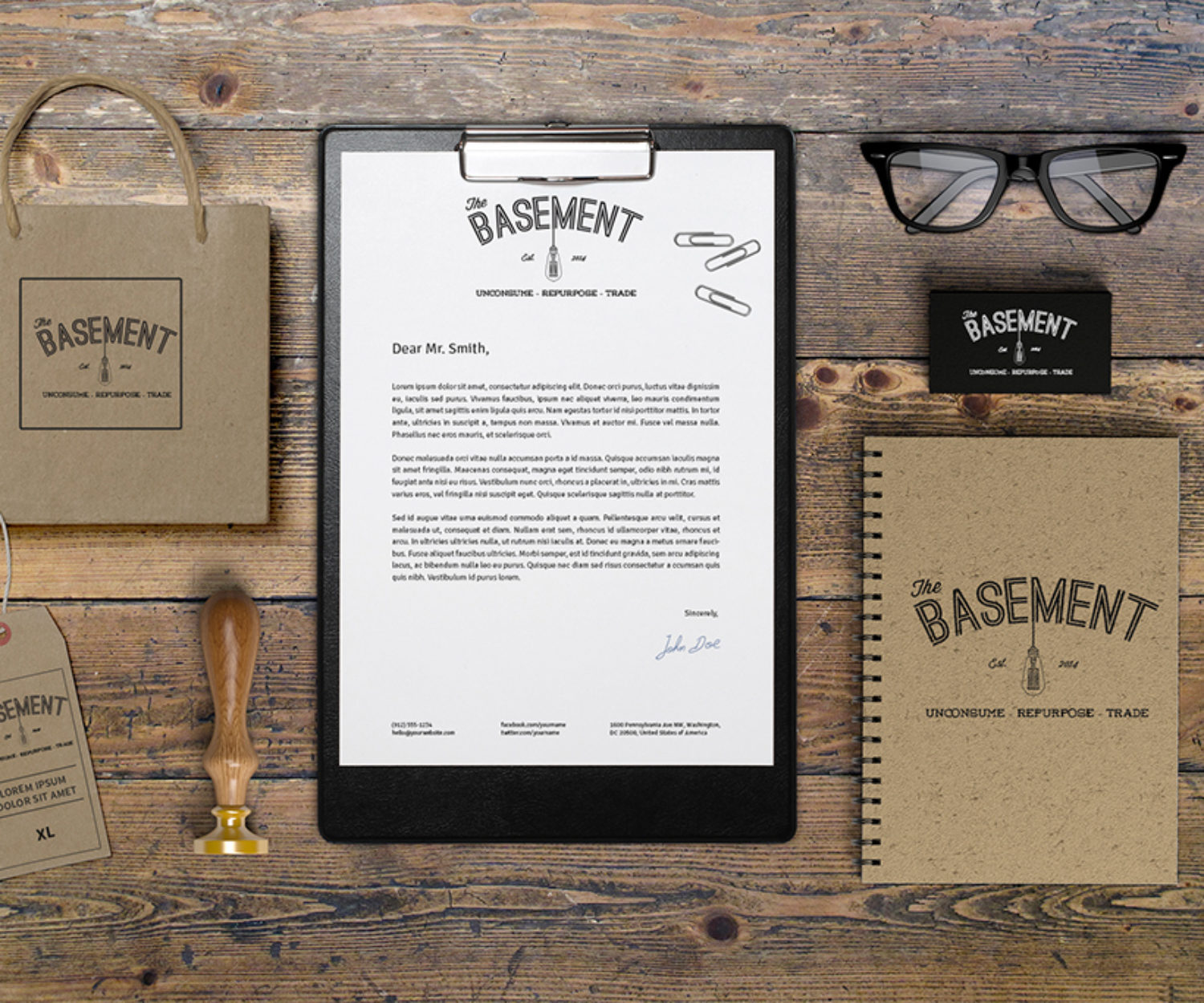 The Basement : branding