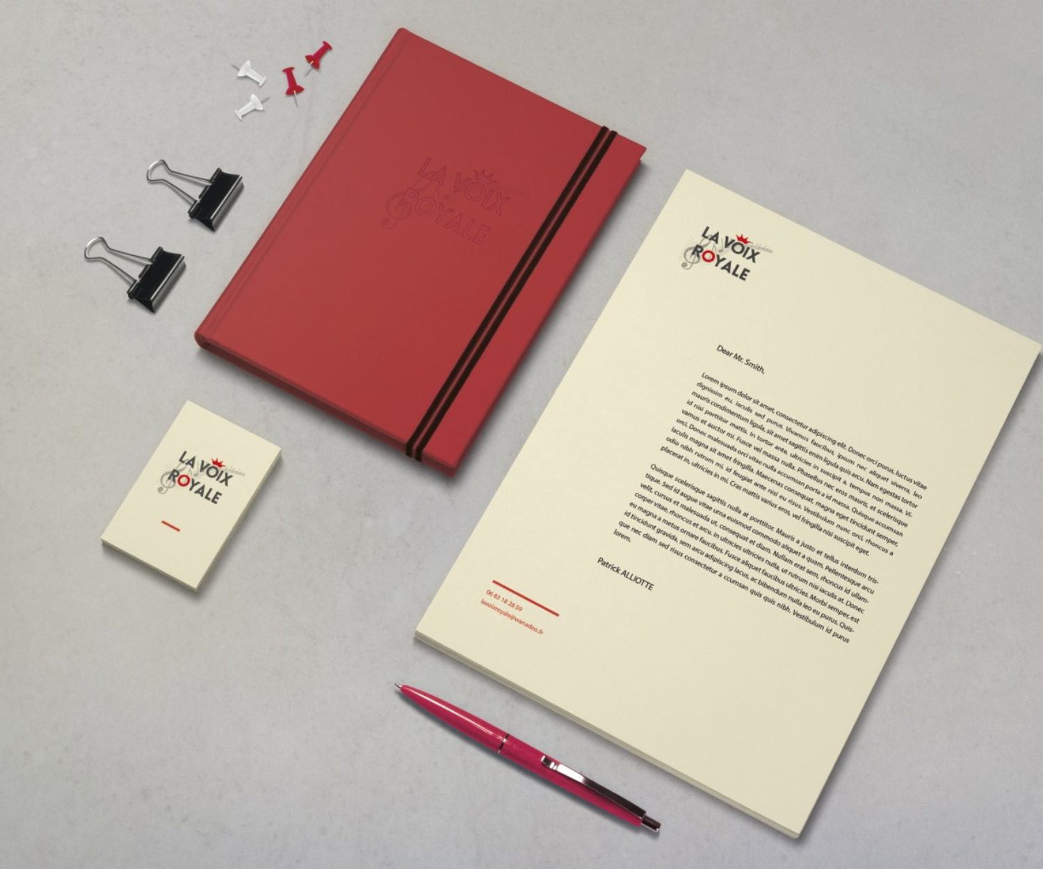 Branding La Voix Royale