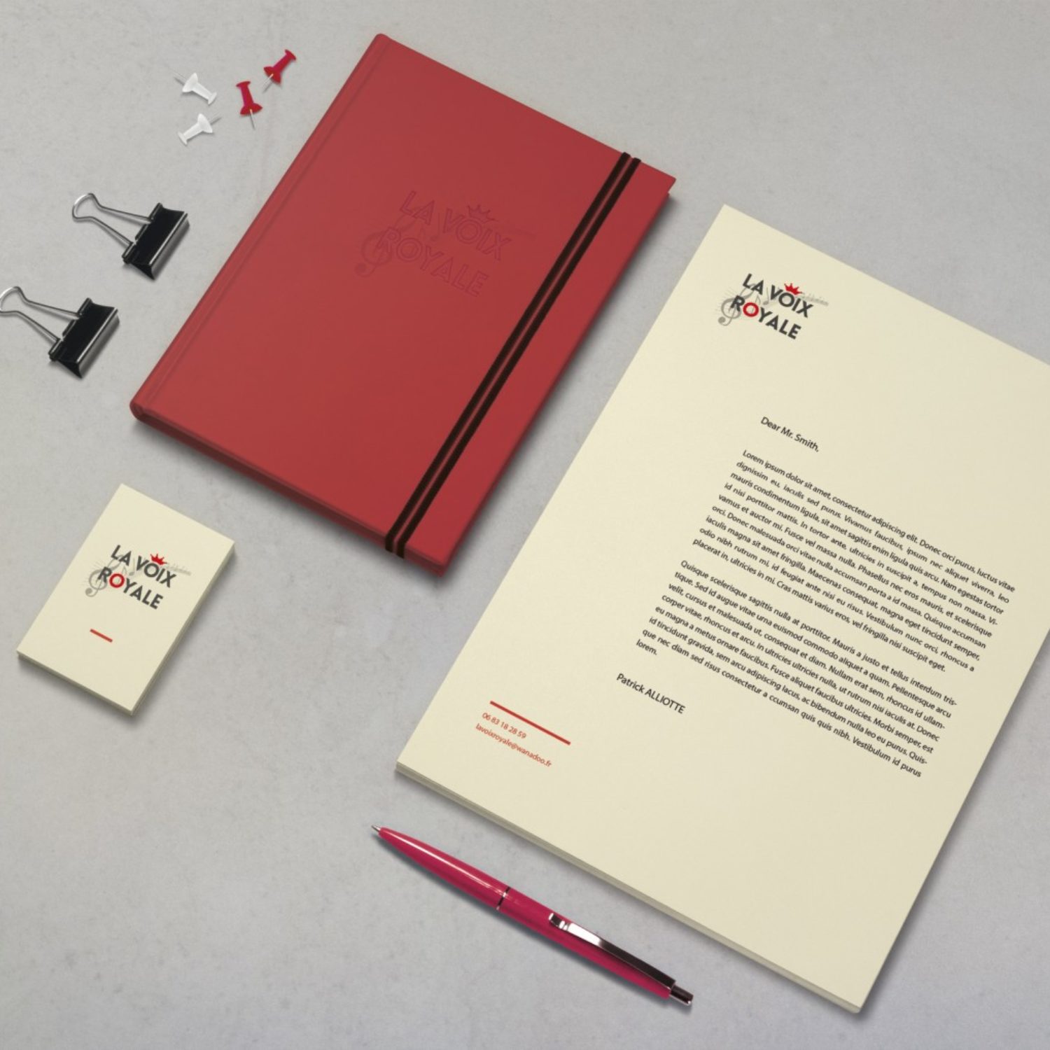 Branding La Voix Royale