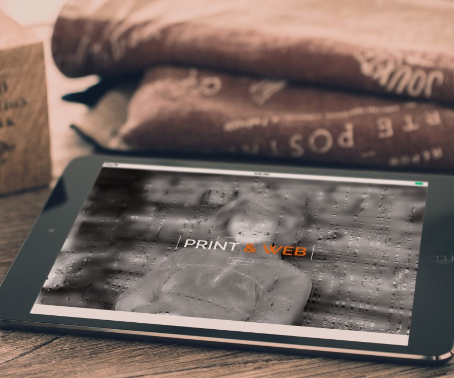 Site internet DZ DESIGN version tablette