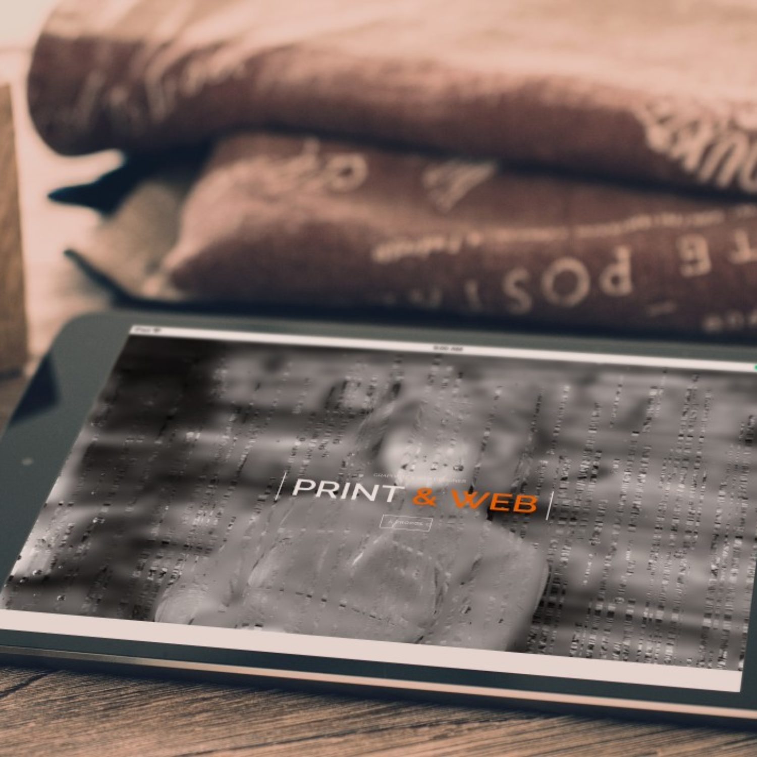 Site internet DZ DESIGN version tablette